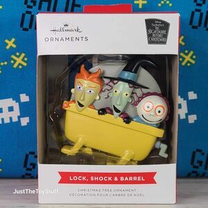 Hallmark Disney NBC Shock Lock & Barrel 3.5" Christmas Tree Ornament